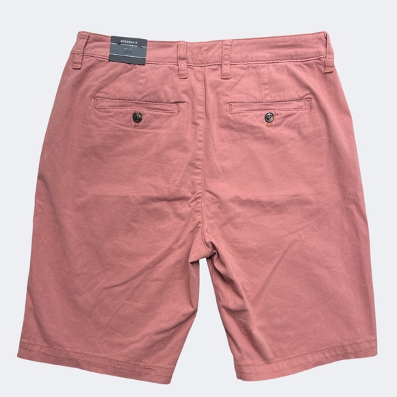 Liverpool Shorts Mens 32 Salmon Modern Fit Stretch Chino Casual Summer LG601DC - Picture 2 of 13